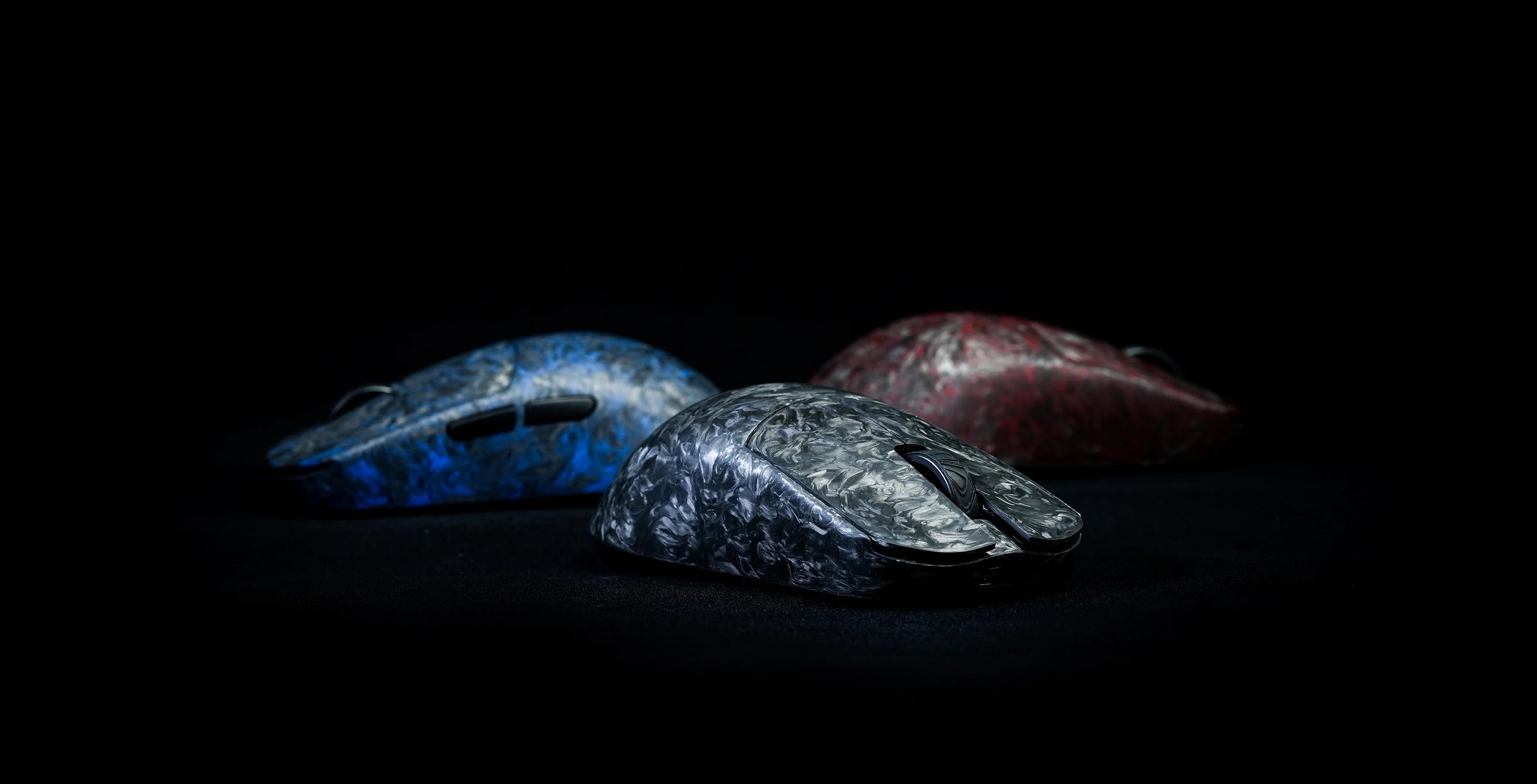 WLmouse YING Forged Carbon Fiber Wireless Gaming Mouse - Lightweight Ergonomic Design with 16000 DPI, RGB Lighting - Perfect for PC Gaming, Esports, and Office Work