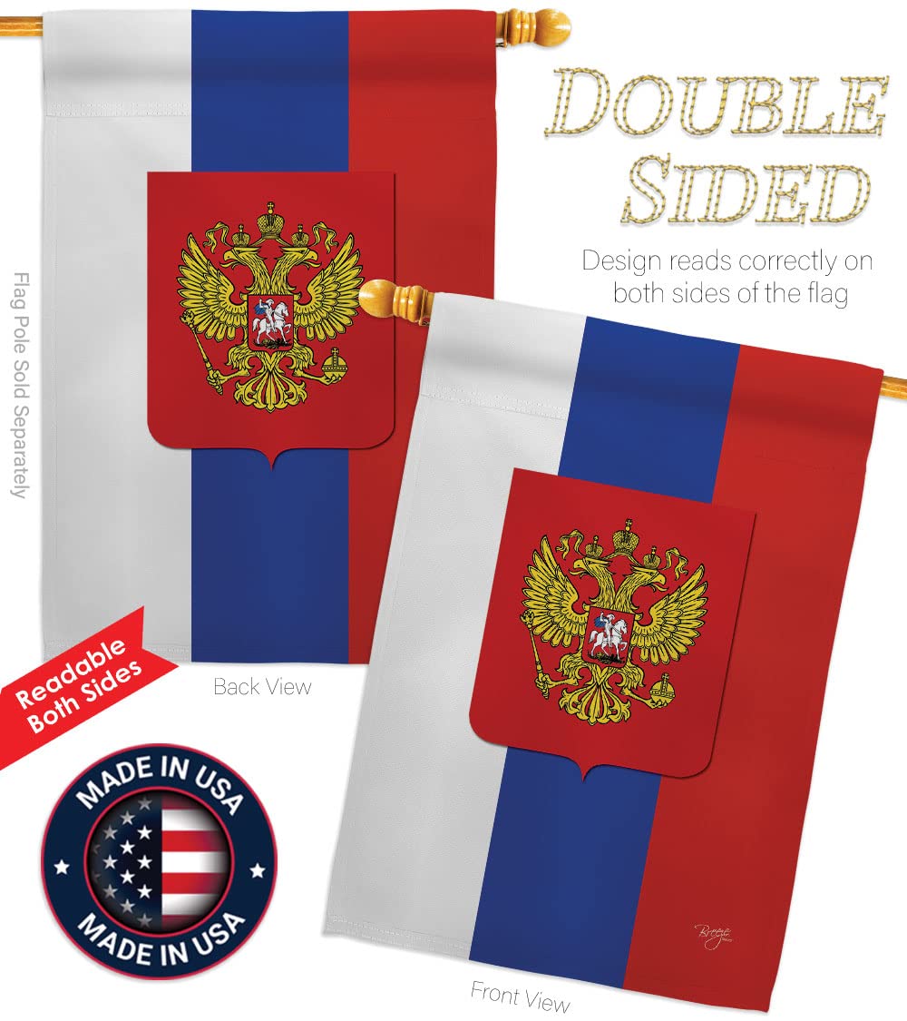 Russia Nationality House Flag Set 28