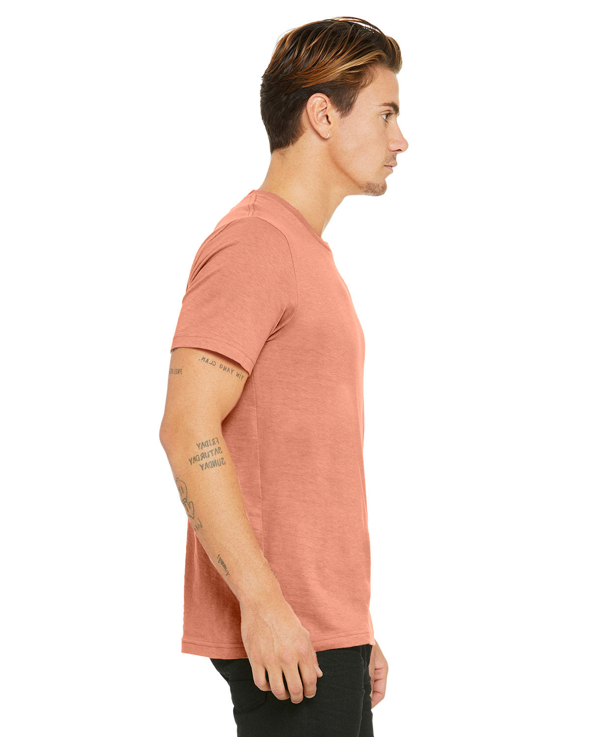 Bella + Canvas 3001CVC Unisex Heather CVC Crew Neck T-Shirt - Soft Cotton Blend Tee for Men & Women - Perfect for Casual Wear, Screen Printing & Everyday Comfort