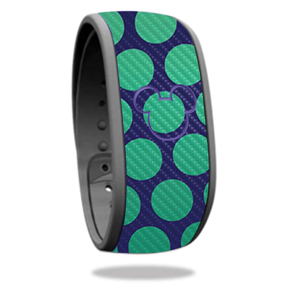 Carbon Fiber Skin for Disney MagicBand - Durable & Easy to Apply | USA Made for Theme Park Adventures