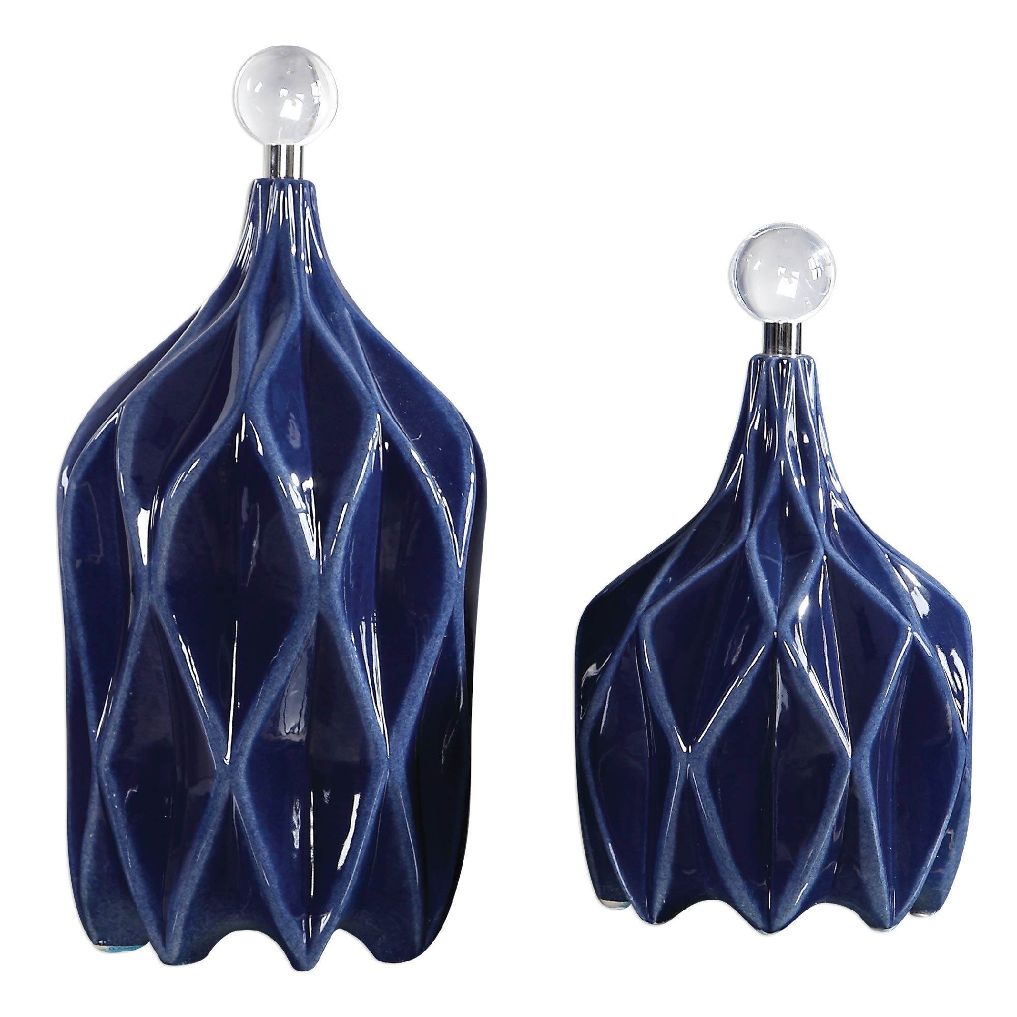 Modern Geometric Ceramic Vase - 17