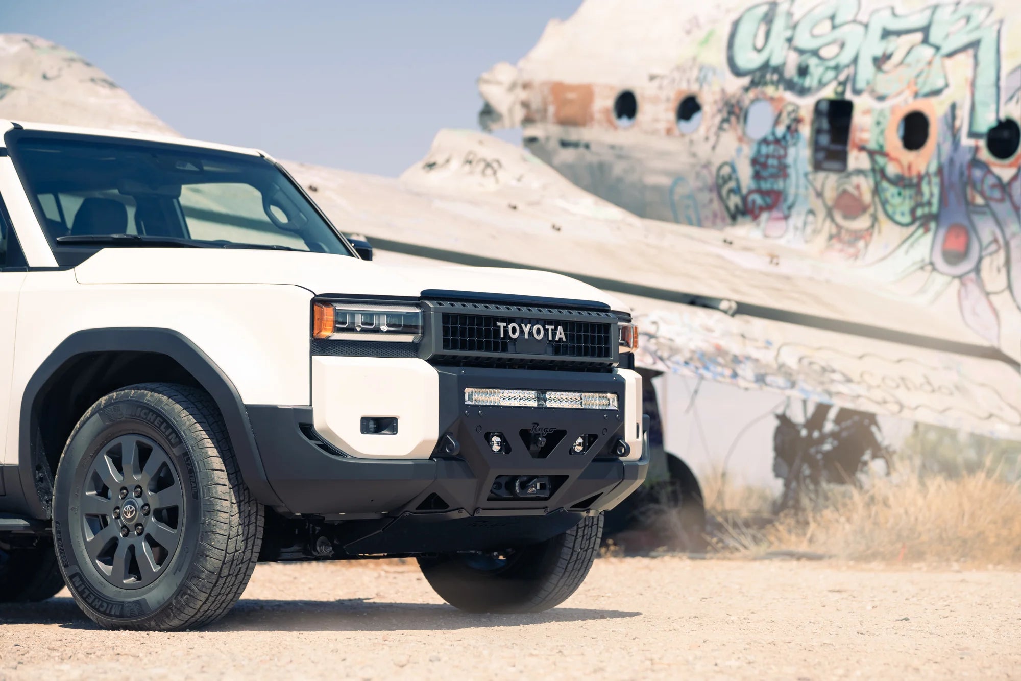 Rago Fabrication Center Mount Winch Front Bumper for 2024+ Toyota Land Cruiser 250 Series | Heavy-Duty Off-Road Protection | Perfect for Rock Crawling & Overlanding Adventures