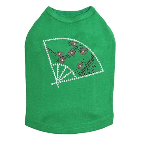 Chinese Fan Dog Tank Top - Stylish & Comfortable Pet Apparel in Multiple Colors - Perfect for Summer Walks & Outdoor Adventures