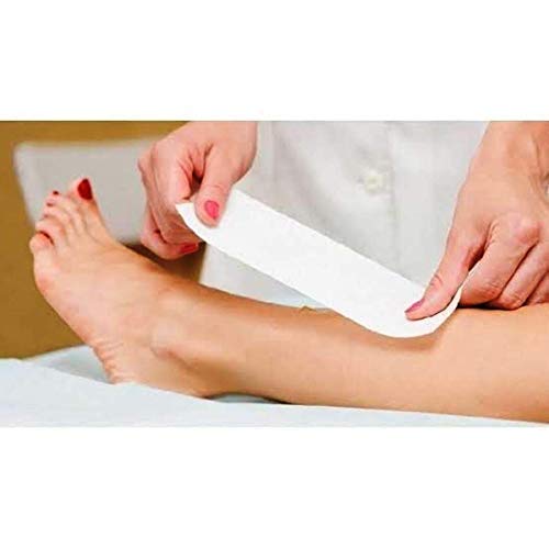 Be Unique Care Wax Strips for Women - 140 Face Waxing Strips with Steel Knife Spatula & Cleansing Sponge (3-Piece Combo) - Perfect for Smooth Skin at Home or Salon