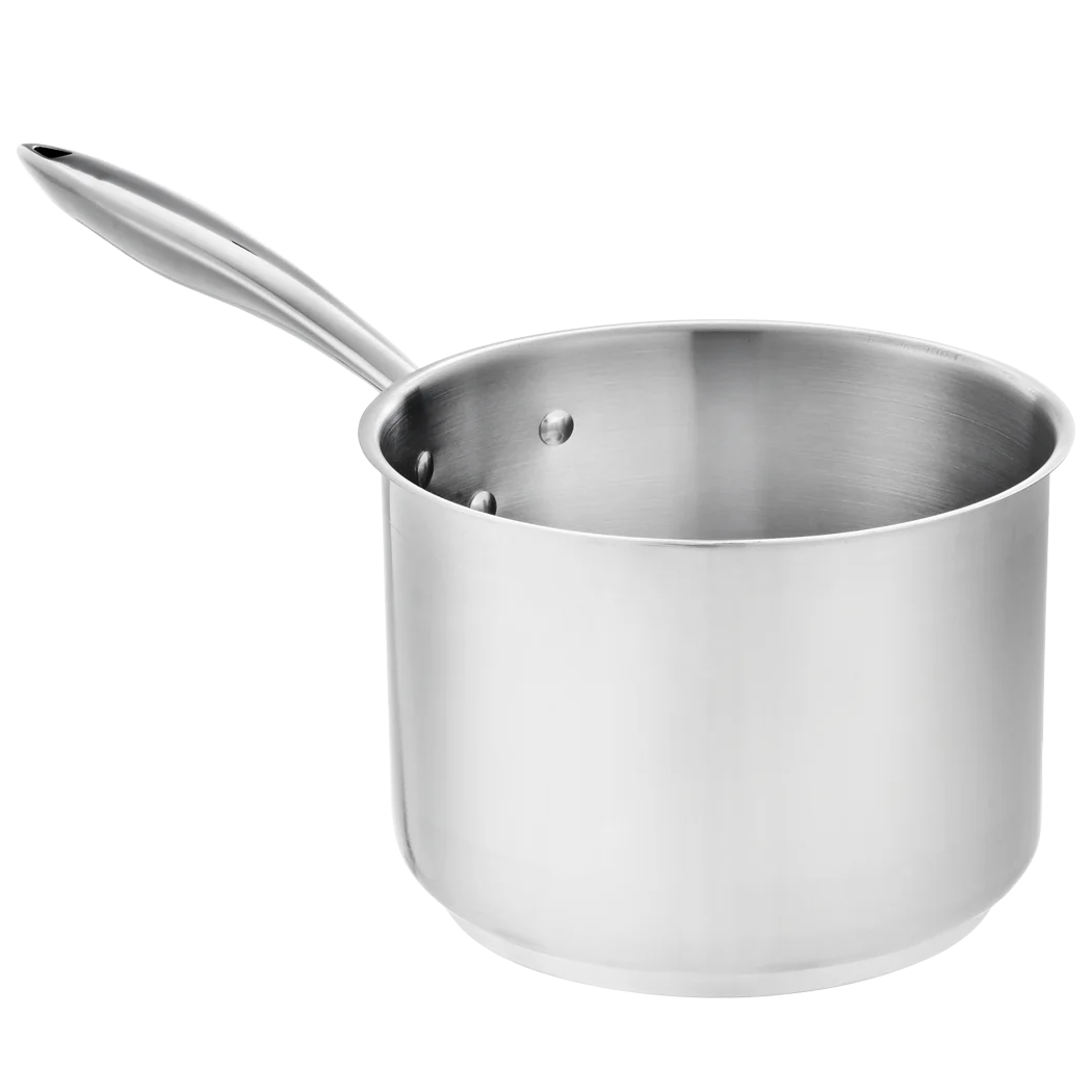Thermalloy 6 Quart Stainless Steel Sauce Pan with Lid - Premium Cooking Pot for Sauces, Soups & Pasta - Perfect for Home Kitchen & Professional Chefs