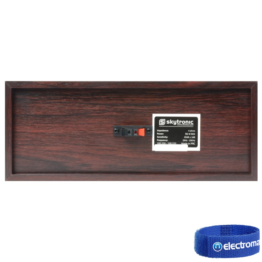 Fenton 5.0 Surround Sound Speaker System - 1150W Home Theater Speakers with Walnut Finish, 3-Way Tower & 2-Way Satellite Speakers, Wall Mountable - Perfect for Movie Nights, Gaming, and Music Listening