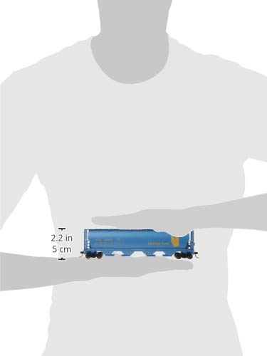 Bachmann Trains HO Scale Canadian 4 Bay Cylindrical Grain Hopper - Heritage Fund Model Train - Perfect for Railroad Layouts & Collectors