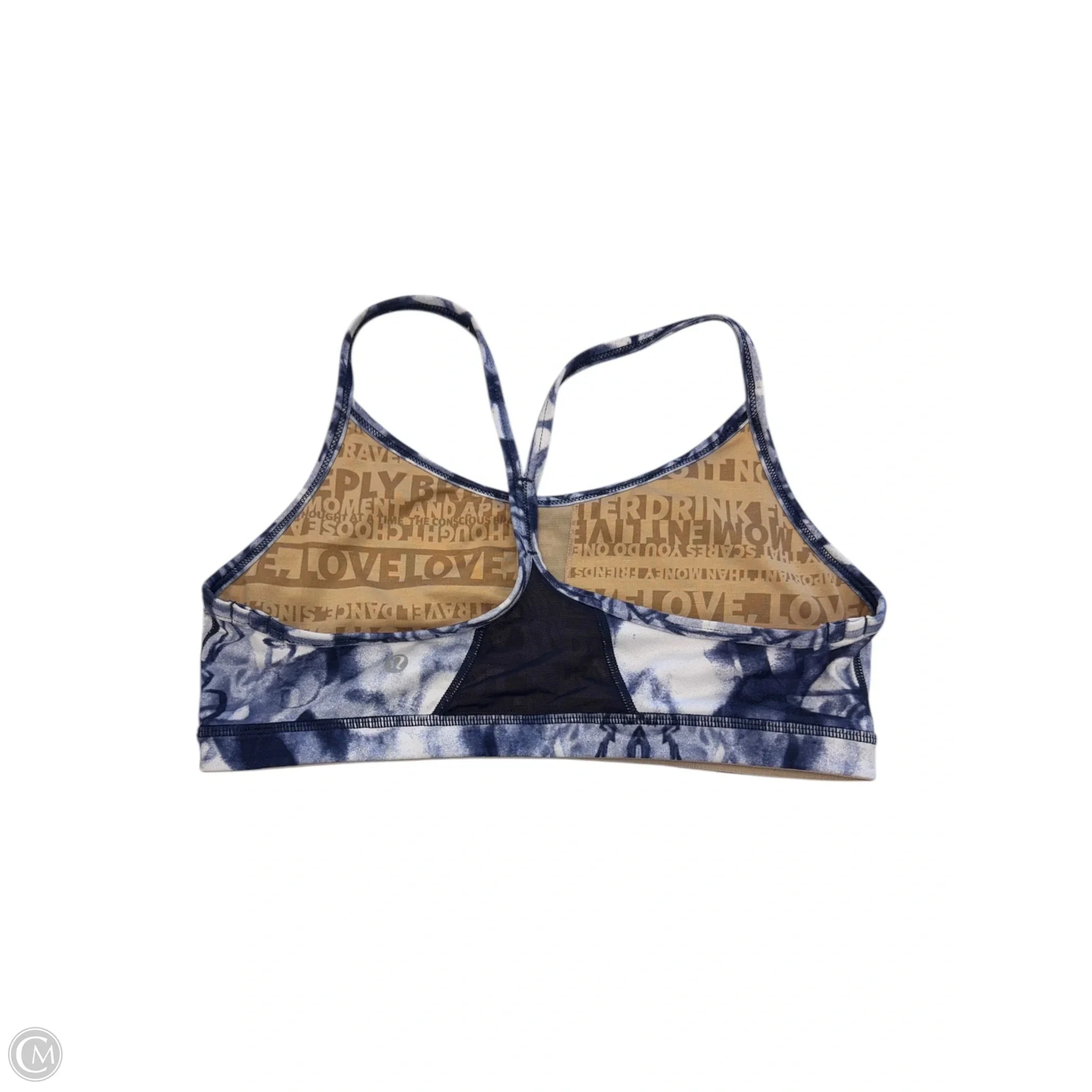 Lululemon Tie Dye Print Athletic Sports Bra - Medium Size | High-Impact Workout, Yoga & Running Support for Women