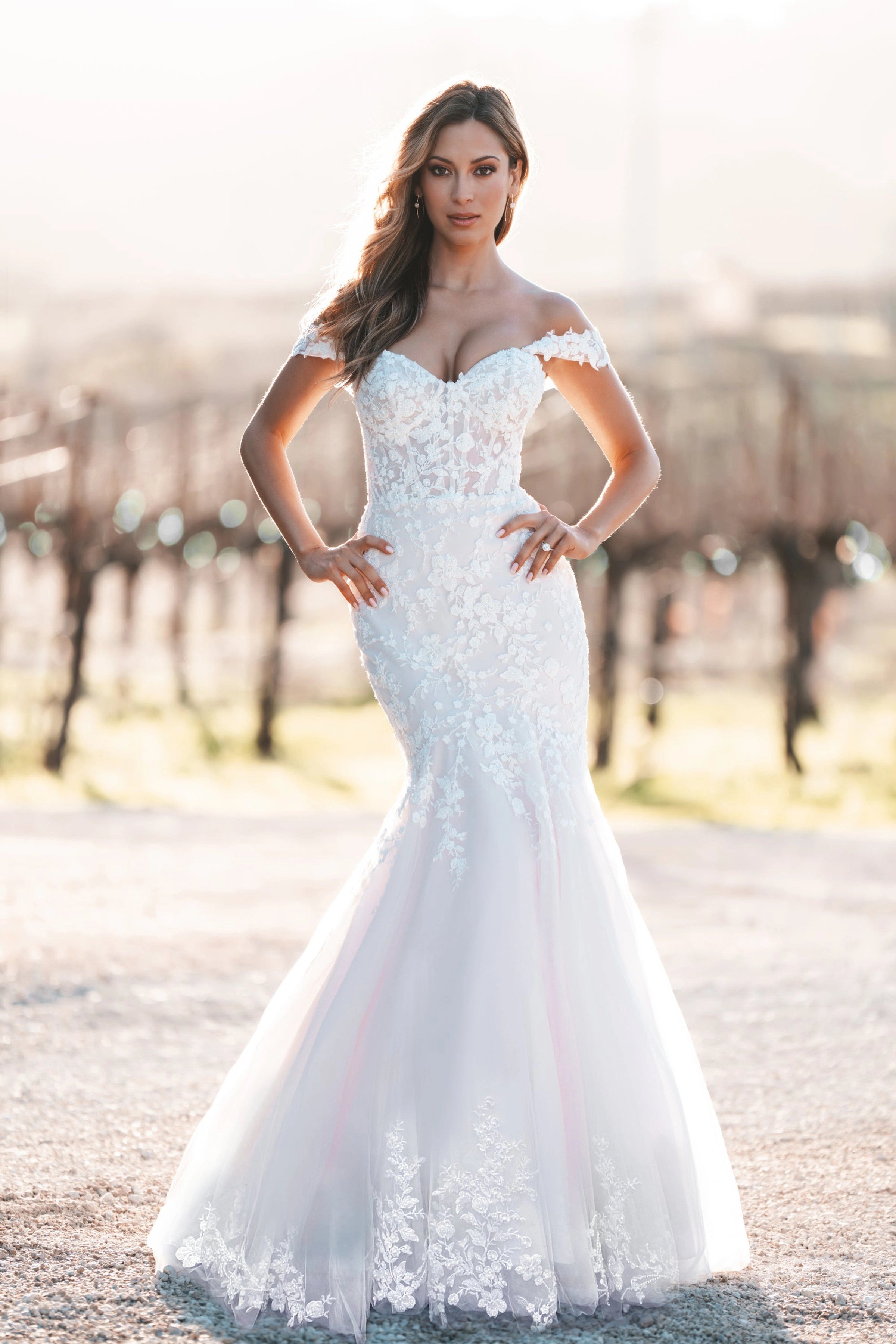 Allure A1251 Women's Dress Size 4 - Perfect for Weddings, Parties & Special Occasions