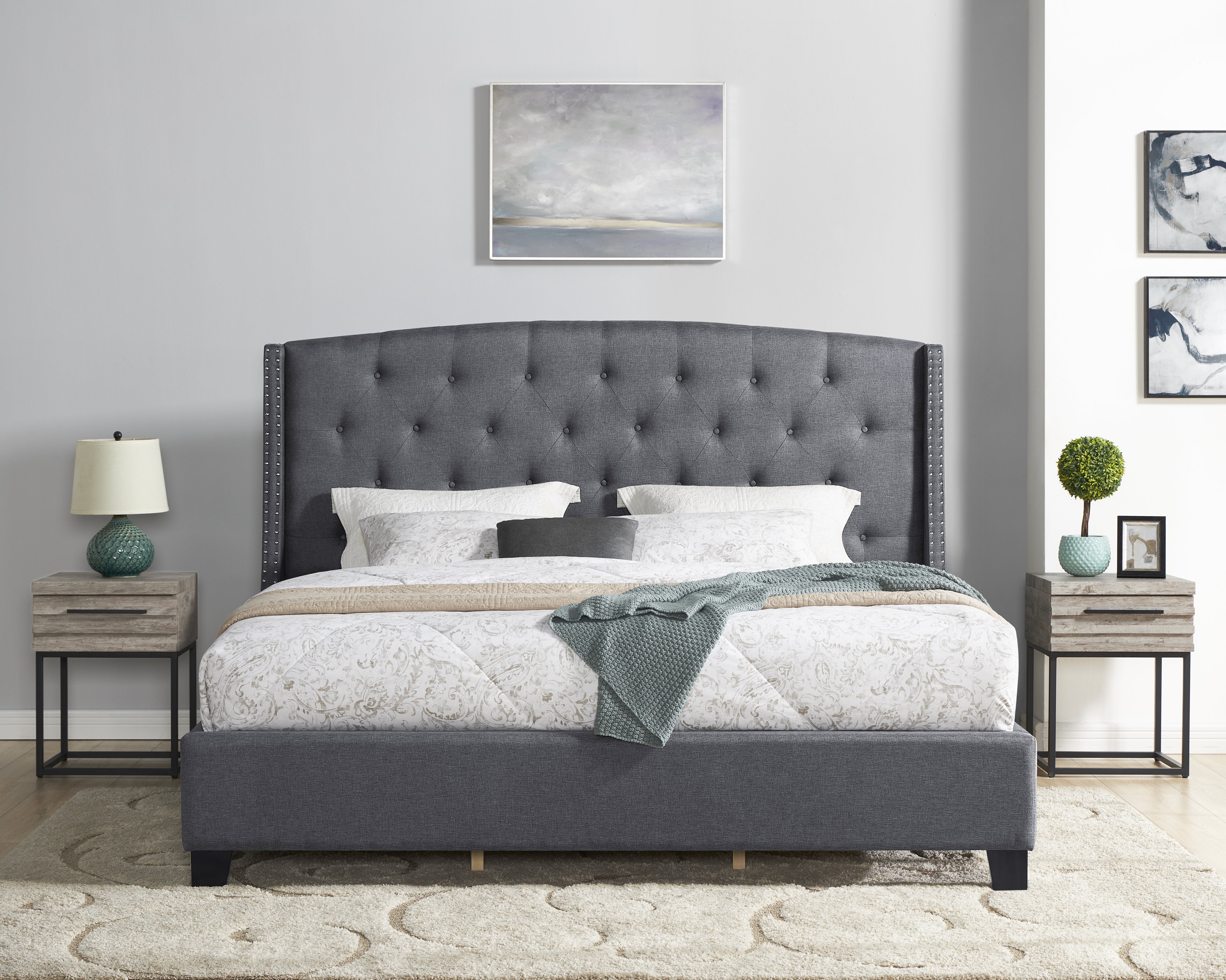 Gray Nightstand