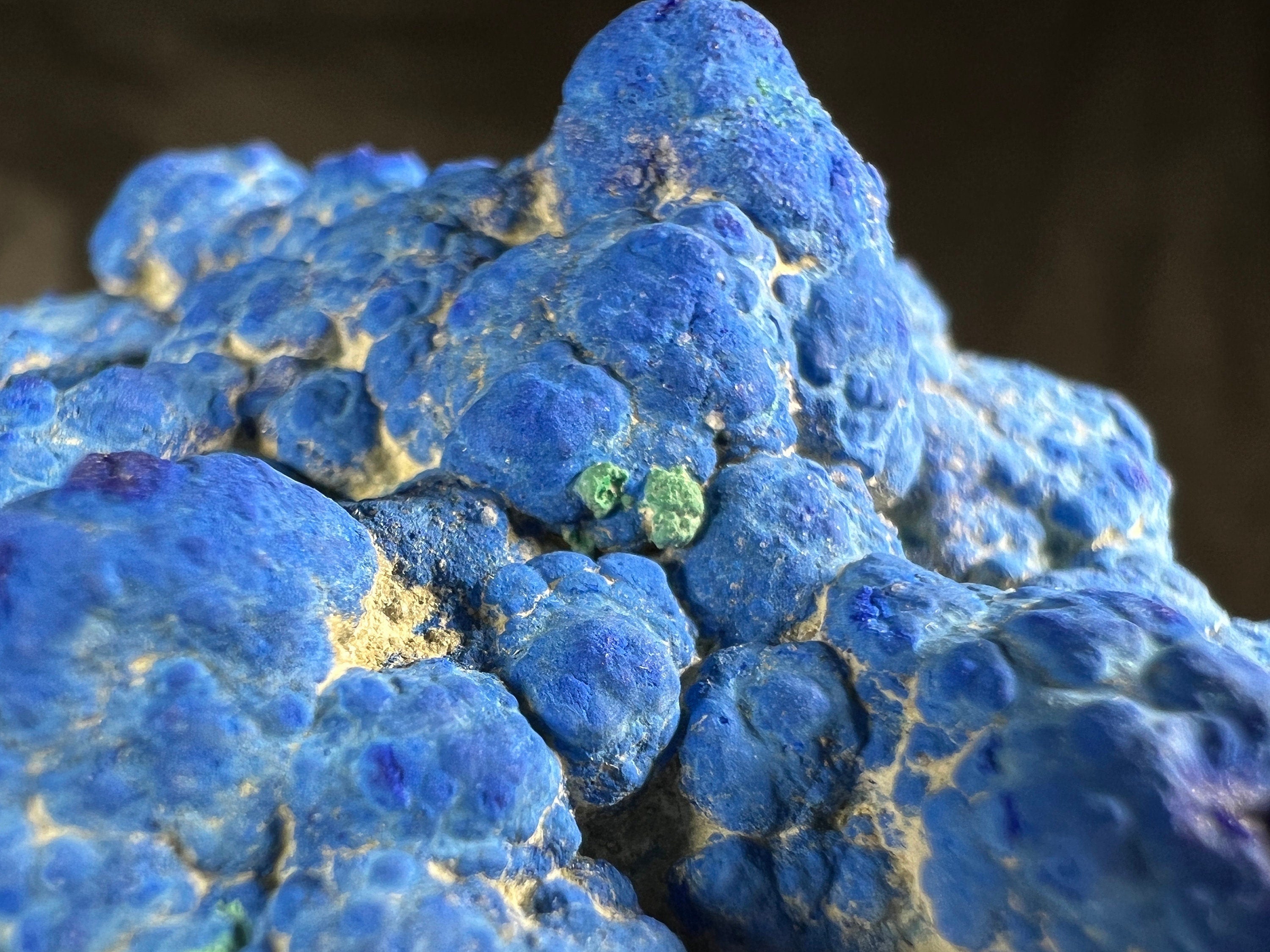 AZURITE Raw Crystal Nodule Geode - Natural Blue Mineral Specimen for Home Decor, Healing Crystal Collection & Housewarming Gift (51715) | Perfect for Meditation Spaces, Office Desk Decor & Crystal Healing Practices