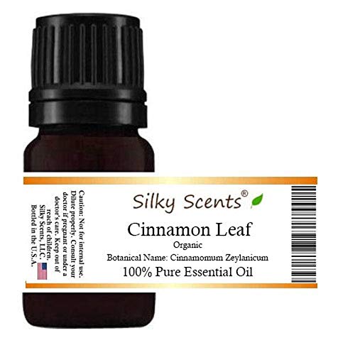 Organic Cinnamon Leaf Essential Oil (Cinnamomum Zeylanicum) - 100% Pure, Natural, Undiluted - 1 fl oz (30ml) for Aromatherapy, Diffusers & DIY Skincare