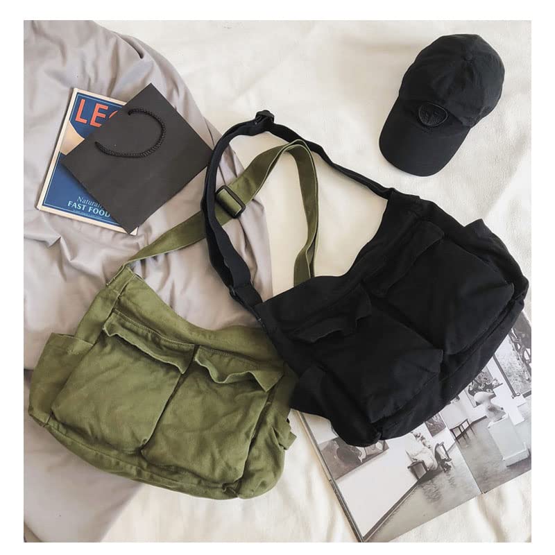 Stylish Canvas Tote Bag for Women & Men - Large Capacity Casual Shoulder Bag - Perfect for Work, Travel, and Shopping