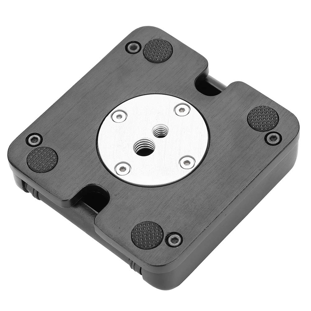 Tbest Black Z Flex Tilt Folding Quick Release Plate - Adjustable Flex Tilt Head Z Mount Bracket Stand for Tripod Camera - Perfect for DSLR, Mirrorless Cameras, Video Shooting & Photography