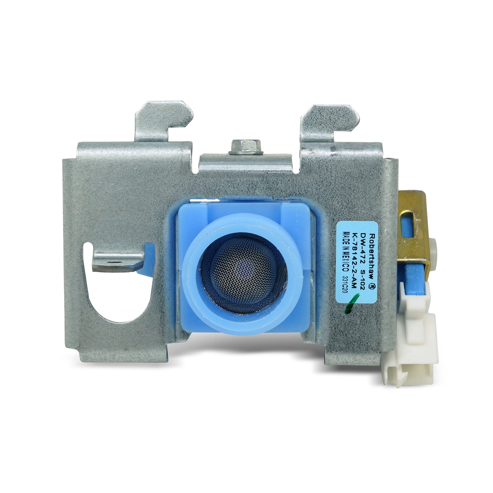 Whirlpool Dishwasher Water Inlet Valve W10648041 - Replacement Part Compatible with W10195048 & Other Top Brand Dishwashers - Perfect for Kitchen Appliance Repair and Maintenance