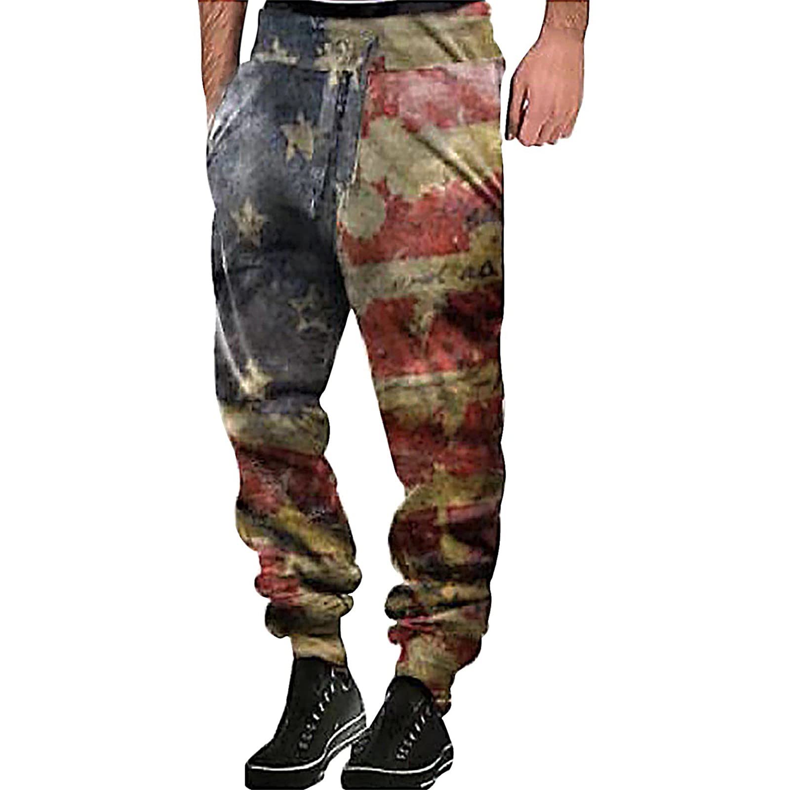 Men's Stretch Casual Work Pants with Pockets - Comfortable Chino Trousers for Office, Sports & Everyday Wear