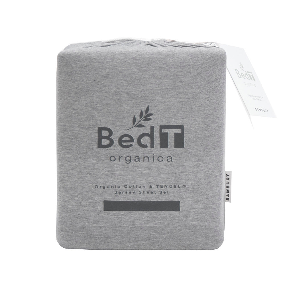 Organic Grey King Size Sheet Set - 100% Cotton Bed Sheets for Comfortable Sleep - Perfect for Master Bedroom, Guest Room & Hotel Use
