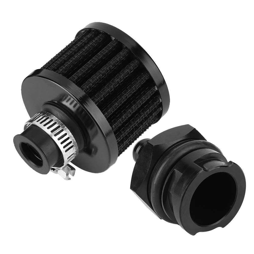 High-Quality Black Billet Aluminum Valve Cover Oil Cap with Breather – Engine Protection, Anti-Rust & Dustproof – Perfect for Car Maintenance & Performance Upgrades