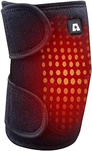 ARRIS Electric Heating Knee Warmer Pad - Therapeutic Joint Pain Relief for Arthritis, Meniscus Tear & Knee Injuries - Large Size for Comfort - Perfect for Winter, Sports Recovery & Post-Surgery Care