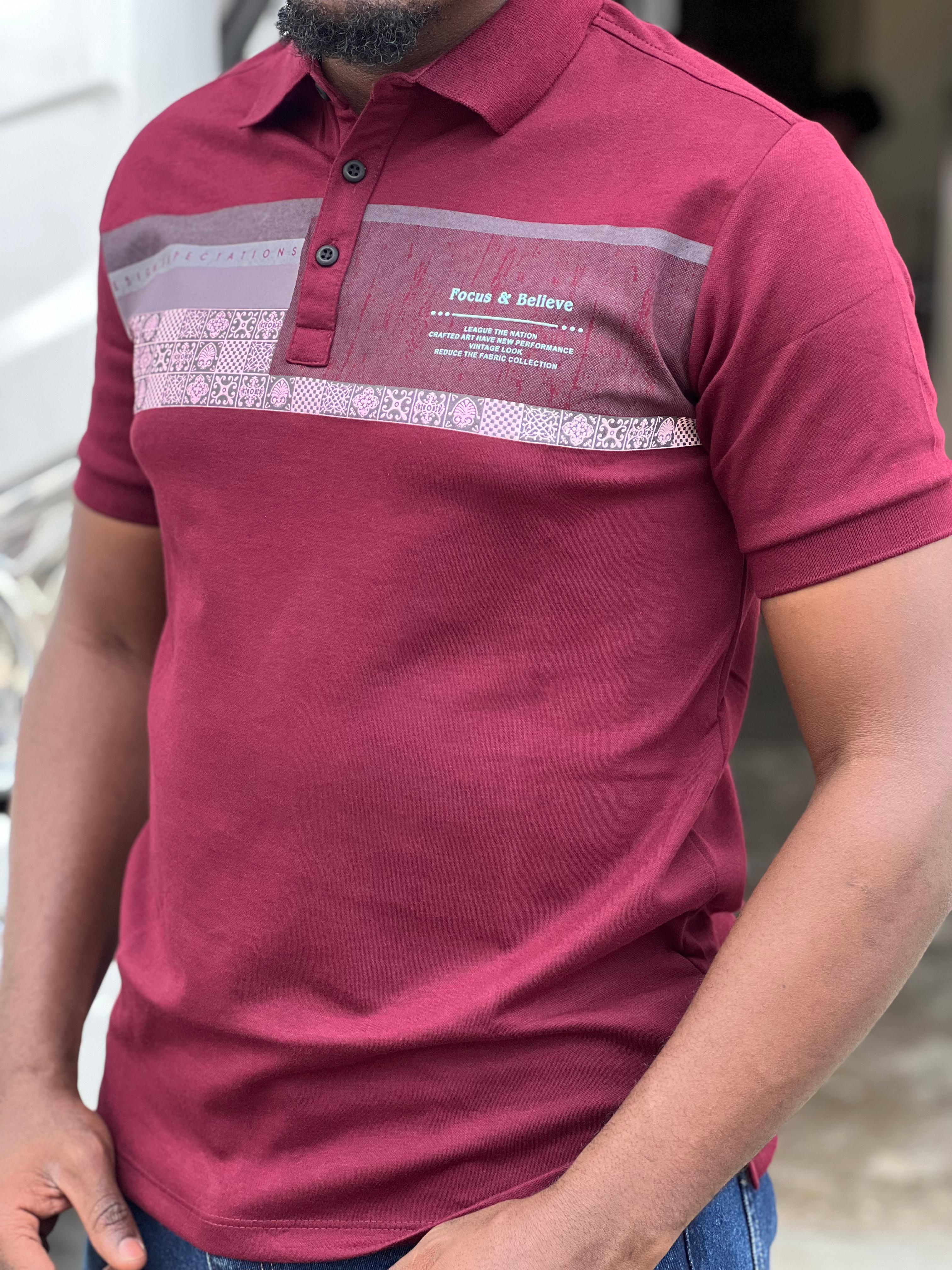 Chaberry Men's Polo Shirts - Classic Fit, Breathable Cotton, Short Sleeve Casual Shirt for Golf, Work & Everyday Wear