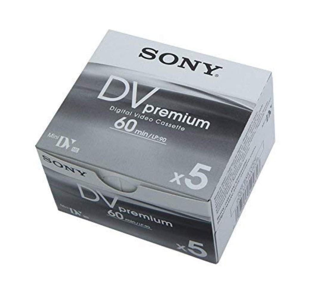 Mini DV Camera Tape 60min 5-Pack - Premium Quality Digital Video Tapes for Camcorders, Home Movies & Professional Recording