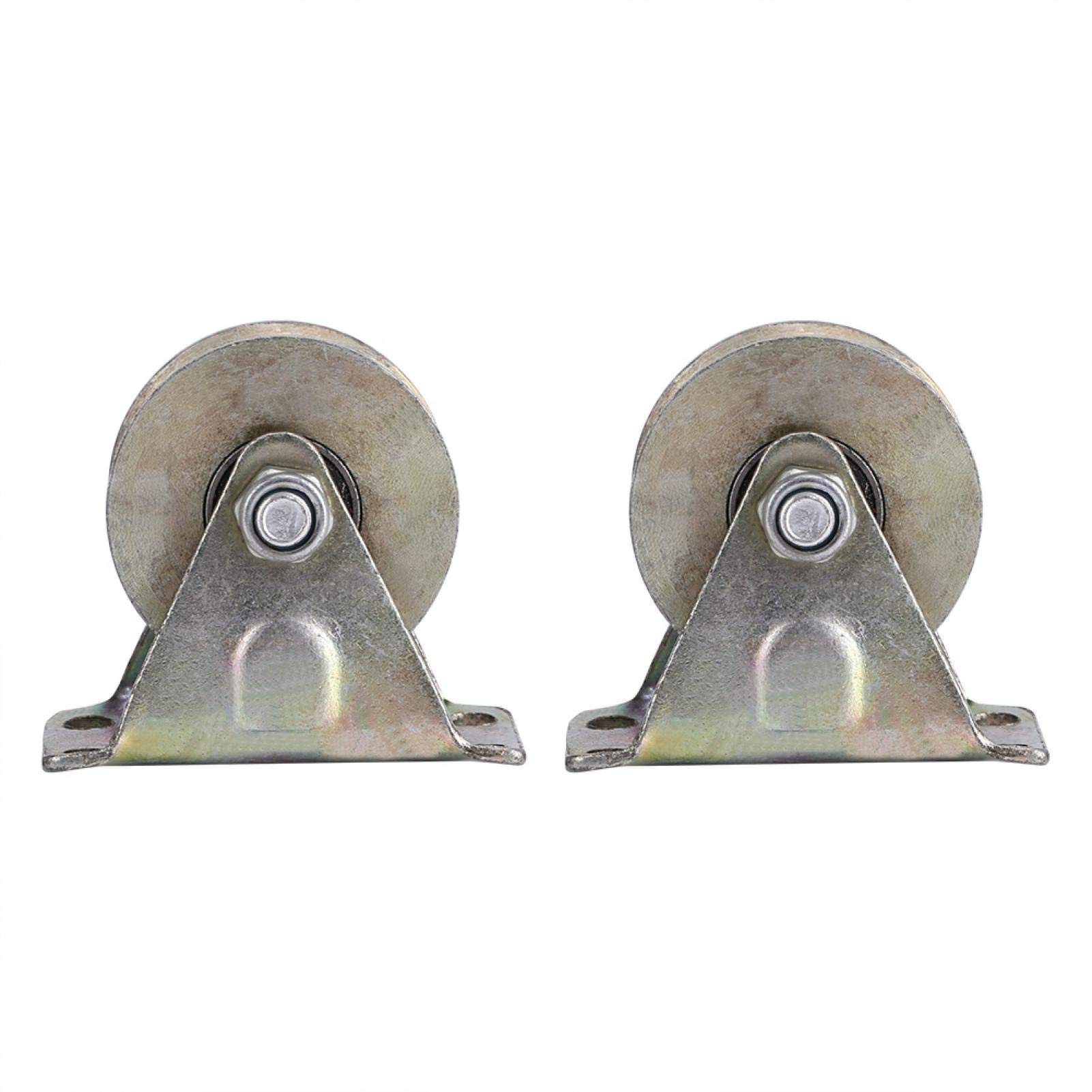 High Strength V-Type Sliding Gate Roller - Heavy Duty Steel Wheel for Bathroom, Home, Cabinet & Fence Gates | Smooth Sliding Door Hardware for Indoor & Outdoor Use