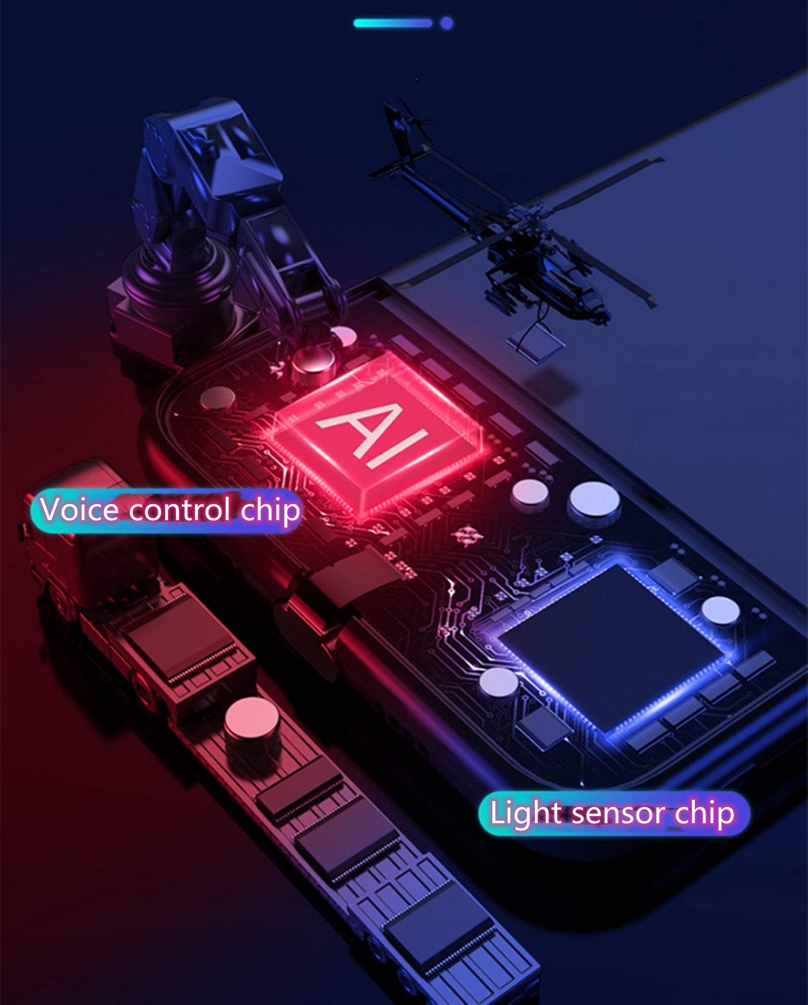 Premium 5.8-inch iPhone 11 Pro Case - Colorful Luminous Tempered Glass Protective Cover with Voice Control & Call Flash | Trendy Unisex Design for Women & Men | Perfect for Daily Use, Night Outings & Gift Giving