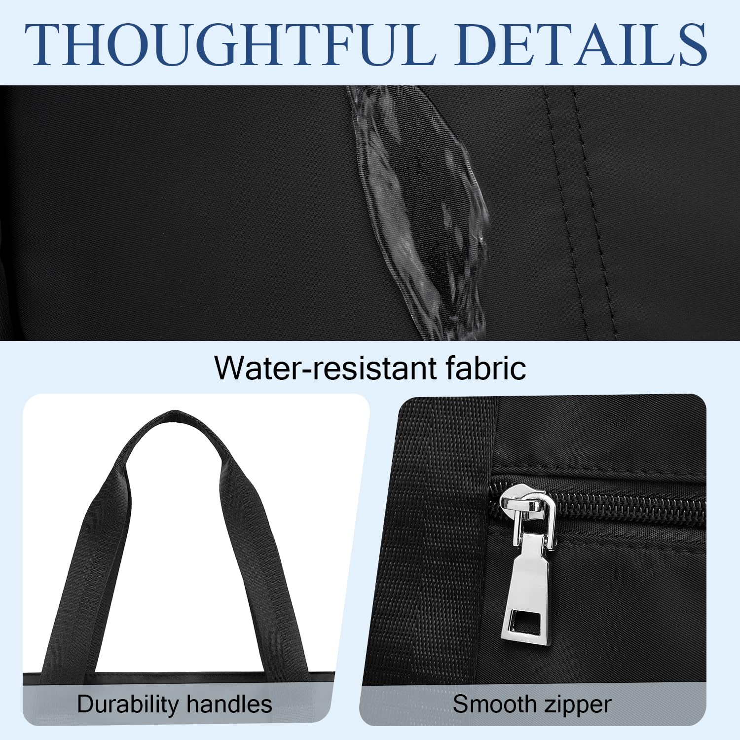 PlasMaller Lightweight Travel Duffle Bag - Gym & Carry On Luggage for Sports