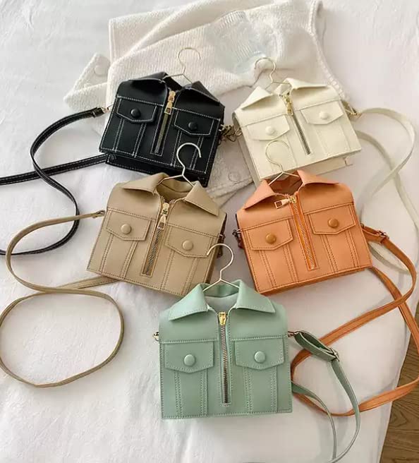 Stylish Shirt-Shaped Crossbody Purse for Women - Trendy Fashion Accessory for Casual Outings & Parties