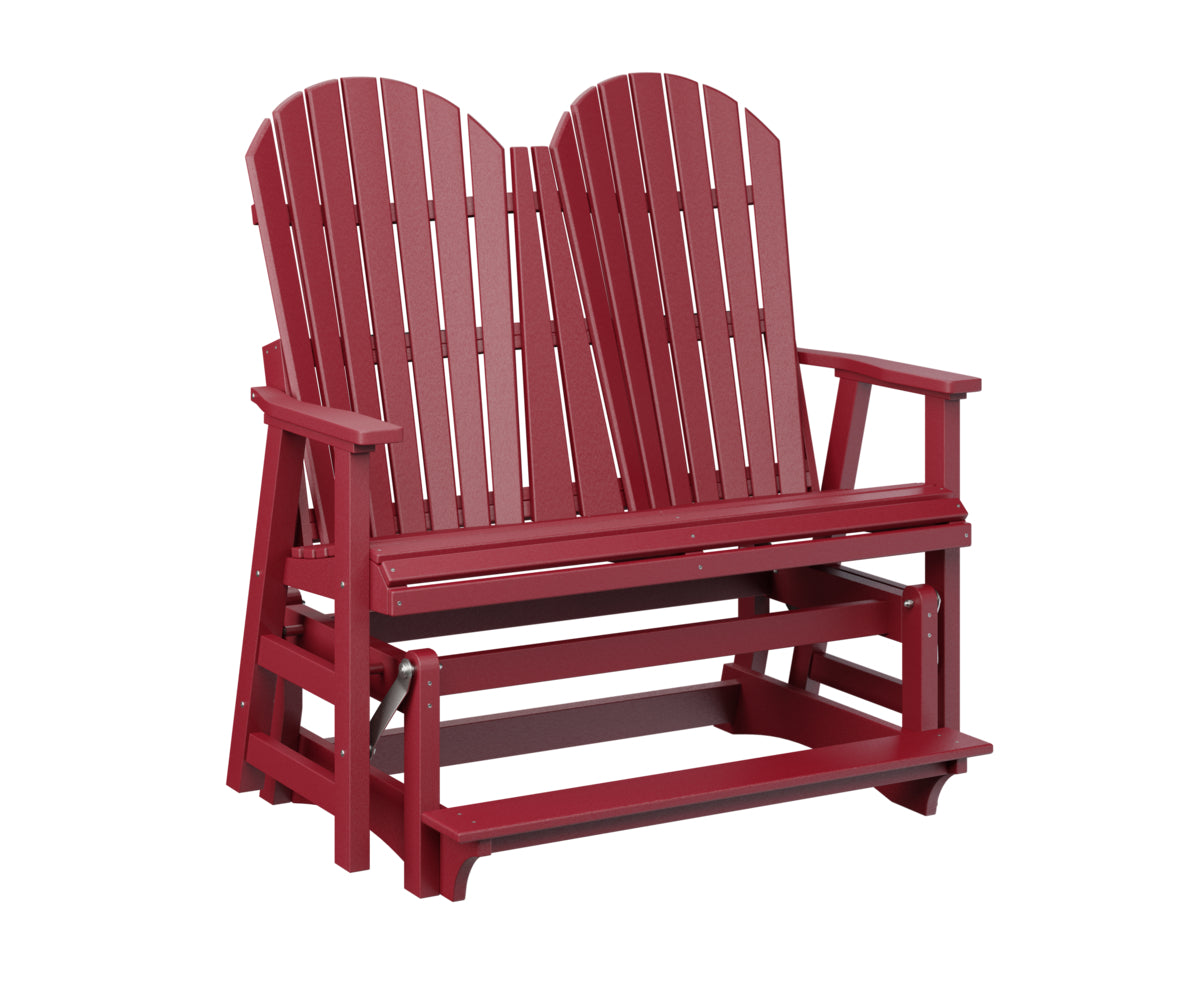 Berlin Gardens ComfoBack Double Counter Glider - Outdoor Patio Swing Bench for Porch, Garden, Deck & Backyard Relaxation