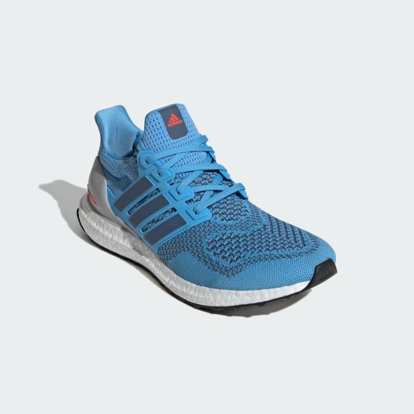 adidas Ultraboost 1.0 DNA Men's Running Shoes - Semi Blue Burst/Preloved Ink/Solar Red - Size 12 | Lightweight Comfort for Jogging, Gym Workouts & Daily Wear