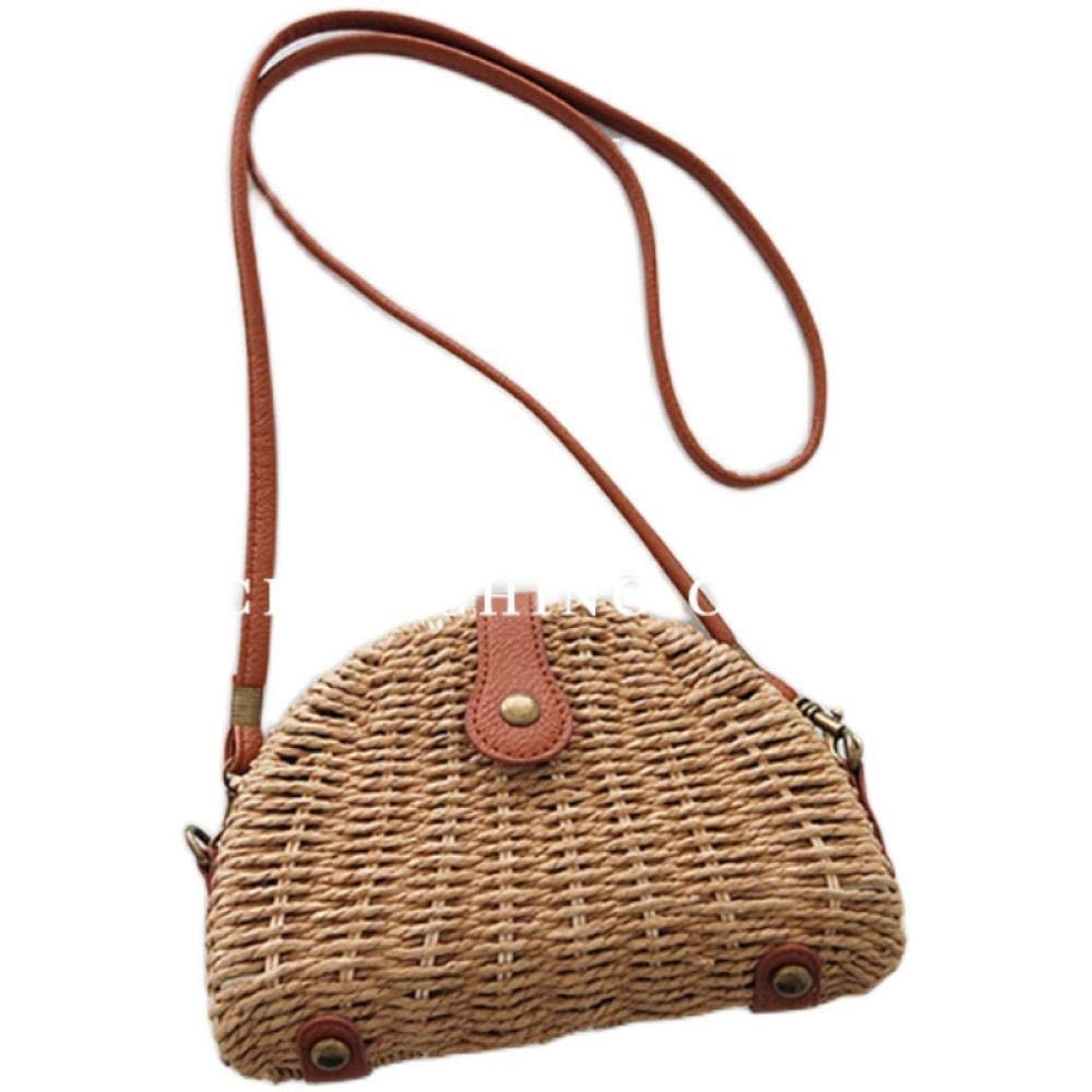 Women's Summer Straw Woven Shoulder Bag - Harajuku Style Boho Beach Tote for Vacation, Travel, and Daily Use