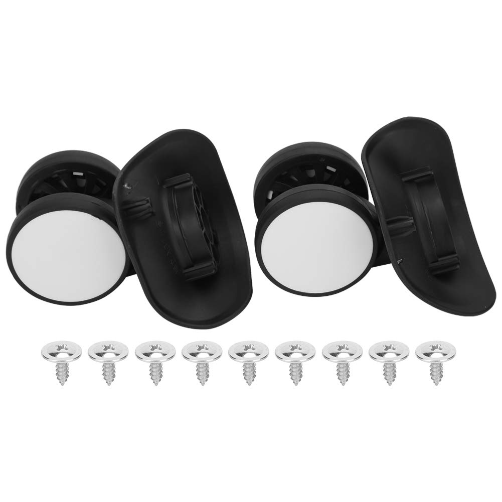 Universal Luggage Wheels Replacement for PP and PET Suitcases - Durable Non-Slip Travel Suitcase Wheels for Smooth Rolling (Ideal for Airports, Business Trips, and Vacation Travel)
