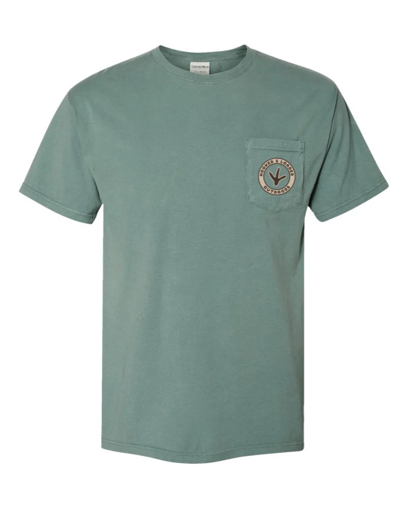 Premium In Flight Tee in Cypress Green - Comfortable Travel Shirt for Men & Women - Perfect for Airplane Trips, Road Trips & Casual Wear