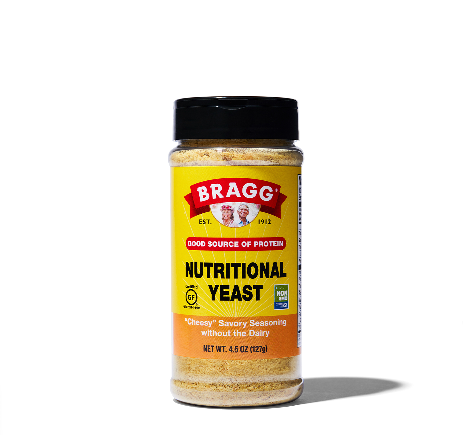 Bragg Nutritional Yeast Seasoning - Vegan Cheese Flavor, Gluten-Free & Non-GMO - Perfect for Popcorn, Pasta & Salad Topping