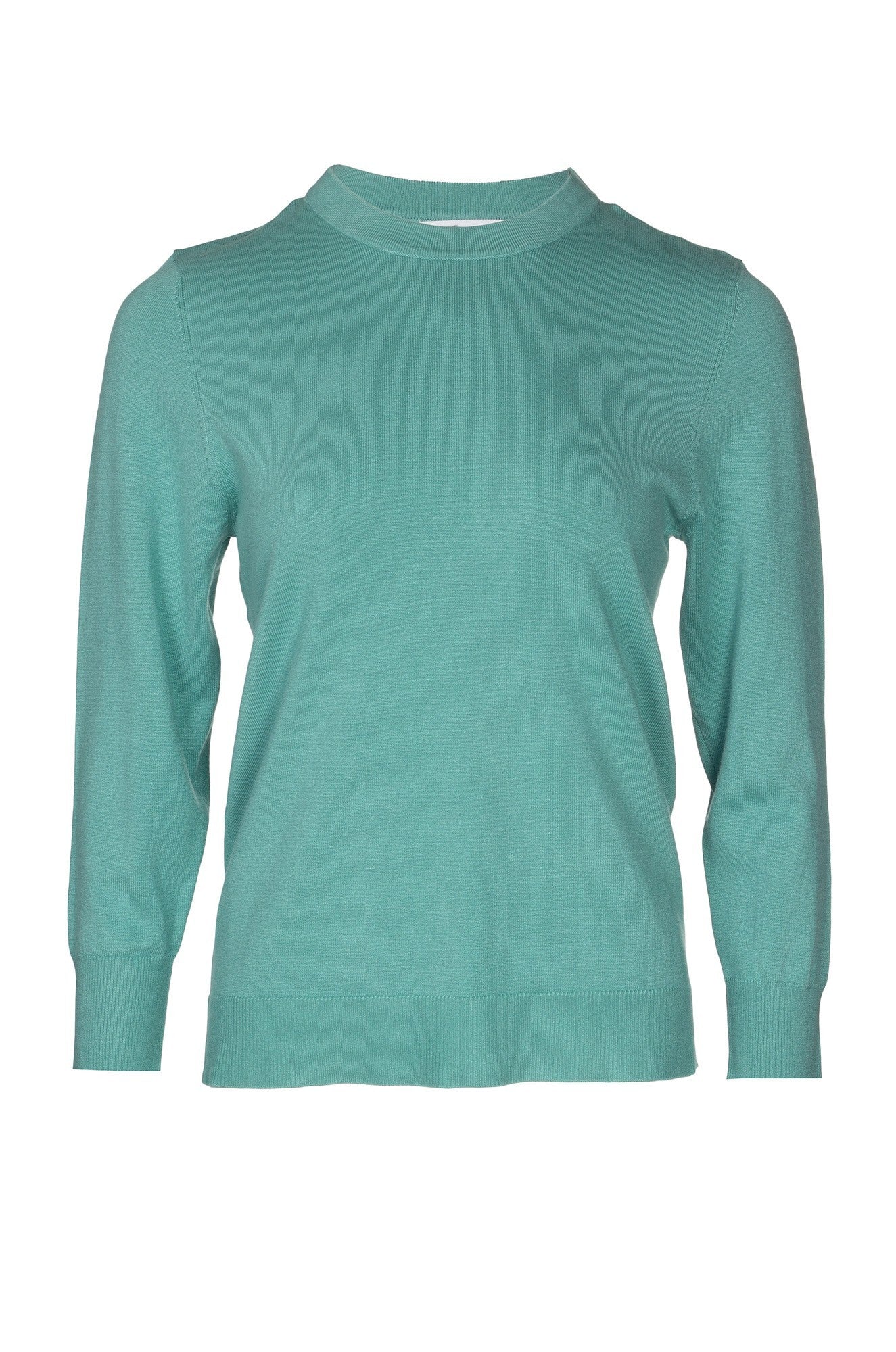 Premium Jersey Knitwear for Women - Soft & Comfortable MINT Green Pullover 0011B1 | Casual Wear, Layering & Lounge Outfits