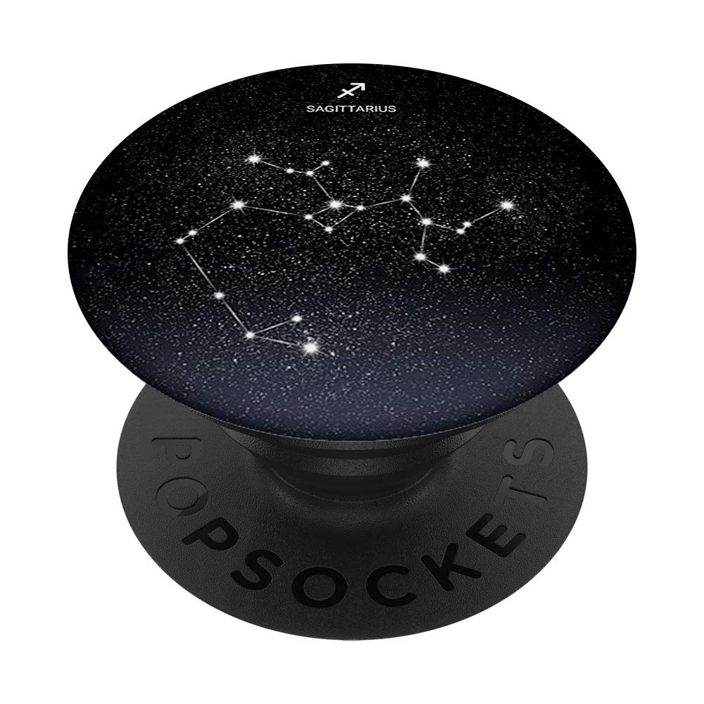 Sagittarius Constellation Galaxy Starry Sky PopSockets PopGrip - Swappable Phone Grip for iPhone, Samsung & Tablets - Perfect for Stargazing, Astronomy Lovers & Phone Protection