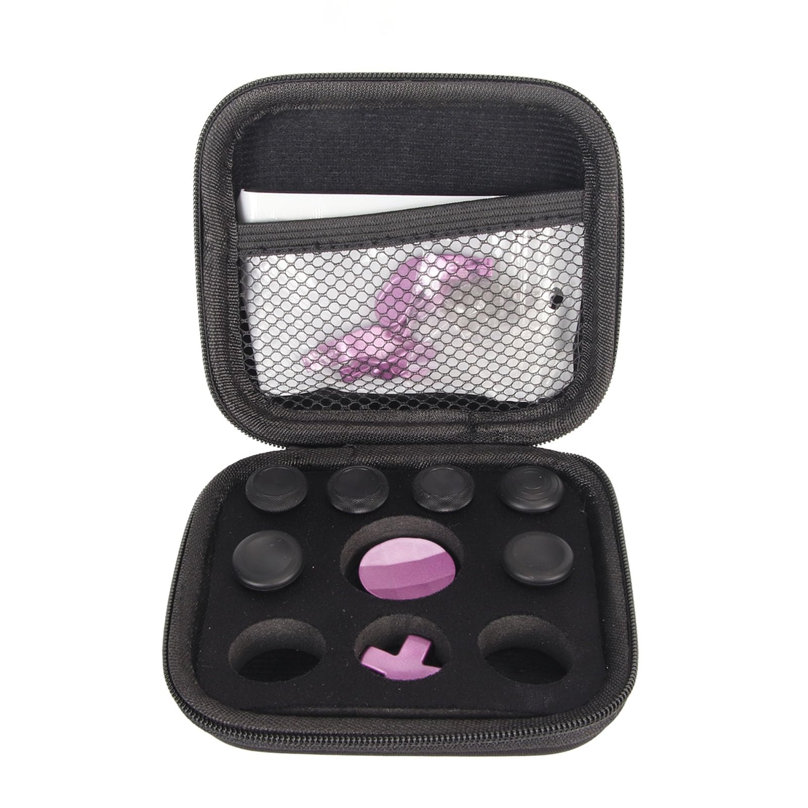 Replacement Thumbsticks for Xbox One Elite Controller Series 2 - 12-in-1 Controller Paddles & Accessories Kit (Purple) - Enhance Gaming Performance for FPS, Racing & Competitive Play
