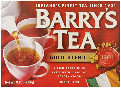 Barry's Gold 80 Tea Bags (Pack of 2) - Premium Irish Breakfast Tea for Home, Office & Gifting - Rich Flavor & Aroma