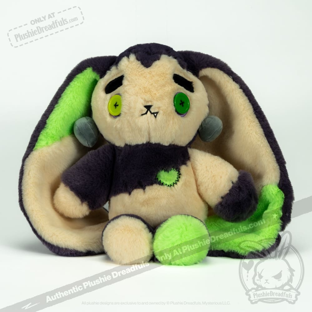 Plushie Dreadfuls Frankenbuns Monster Stuffed Animal Toy - Cute Horror Bunny Plush for Halloween Decor, Gift & Collectible