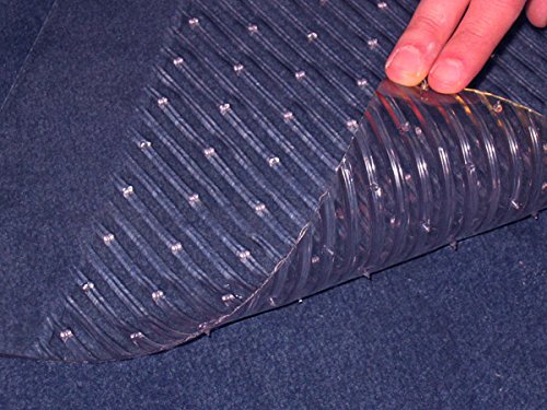 20ft x 27in Clear Vinyl Runner Mat for Carpet Protection - Heavy Duty Floor Cover for High Traffic Areas, Hallways & Stairs | Non-Slip Carpet Shield