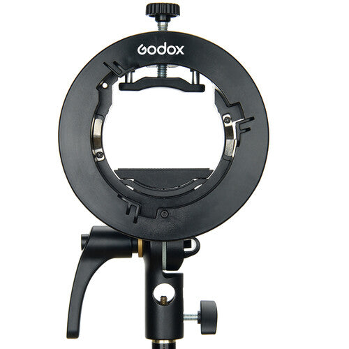 Godox S2 Speedlite Bracket for Bowens Mount - Universal Flash Bracket for Photography Lighting, Studio & On-Location Shoots