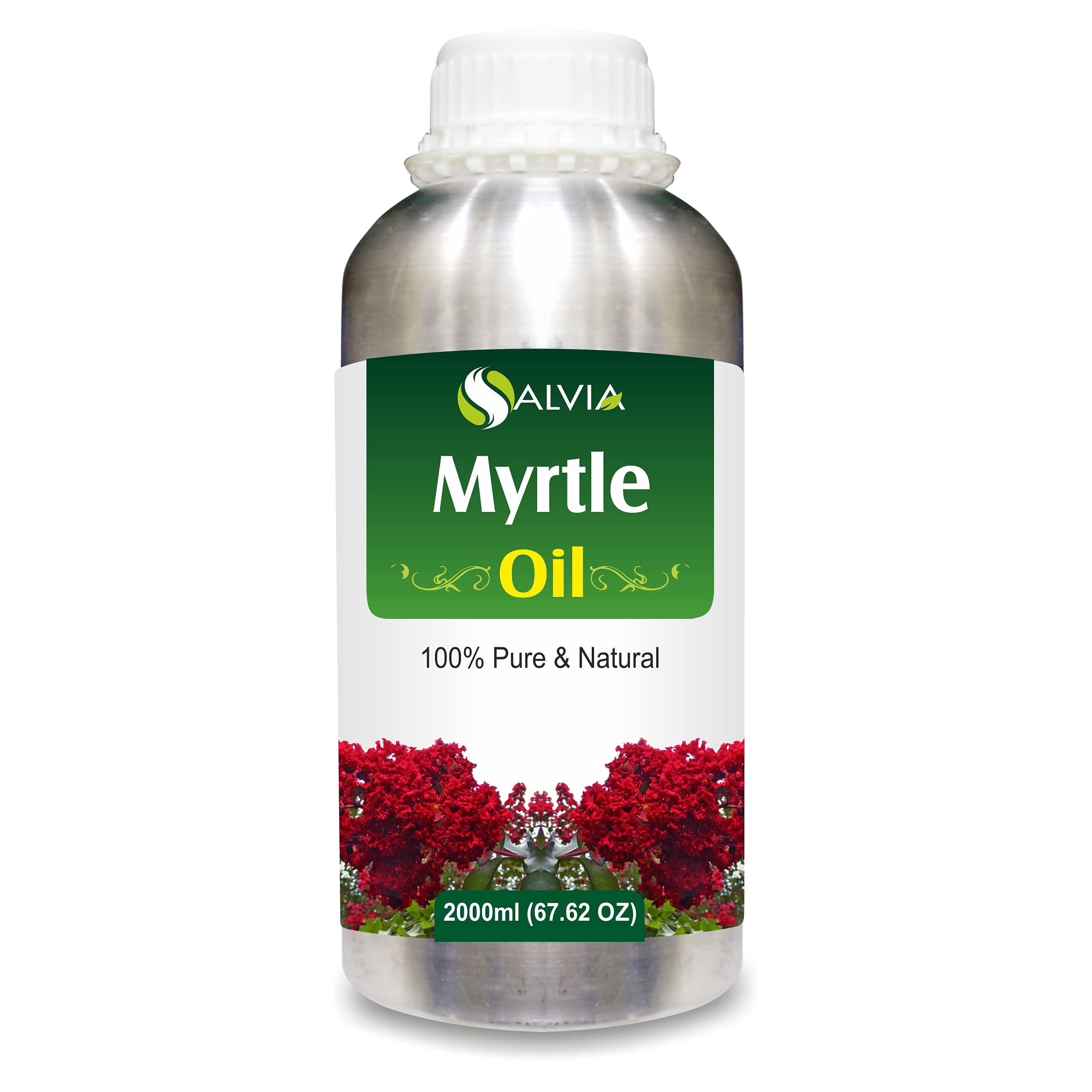 100% Pure & Natural Myrtle Essential Oil (Backhousia citriodora) - Undiluted, Unrefined, Organic Therapeutic Grade Aromatherapy Oil - 2000ml/67.6fl oz for Diffusers, Massage & Skin Care