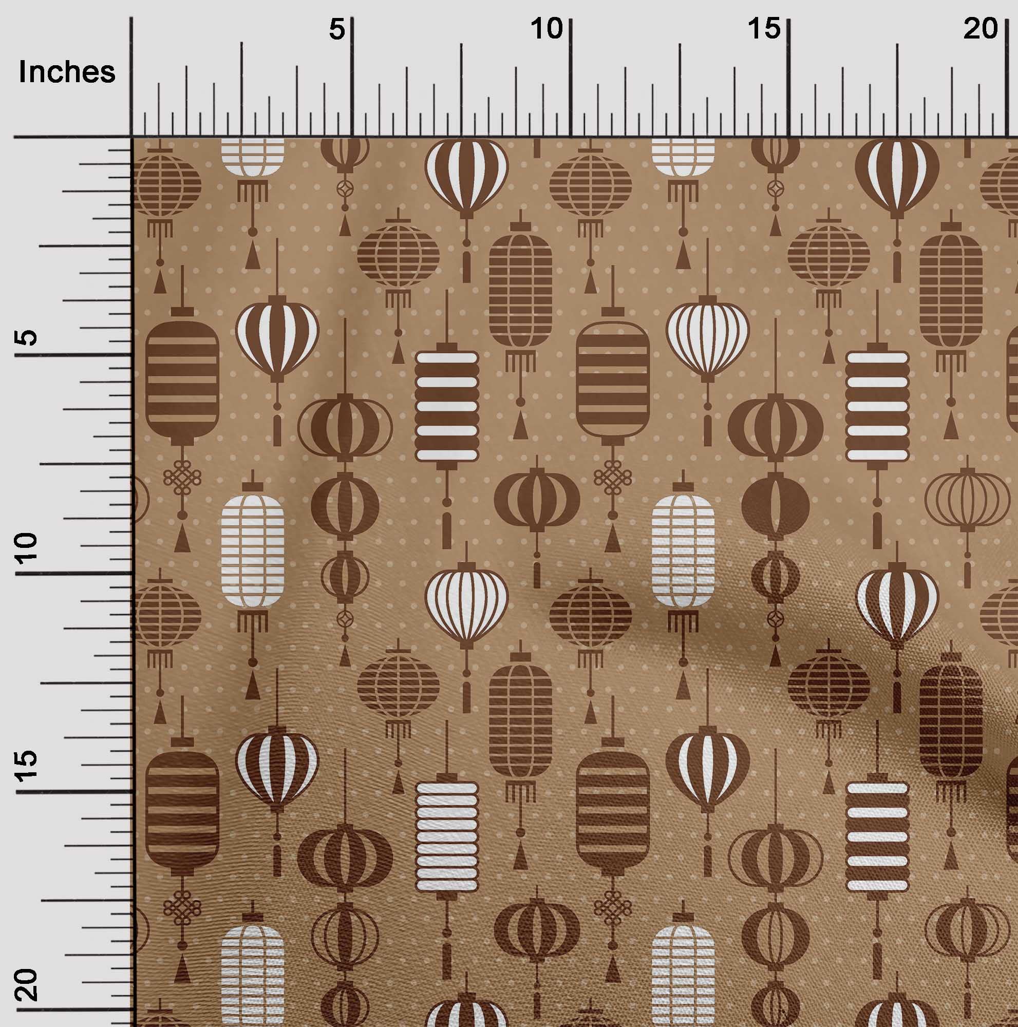 Premium Velvet Brown Fabric for Quilting & Sewing - 58 Inch Wide by The Yard | Perfect for Asian Chinese Lamps, Home Decor & DIY Projects