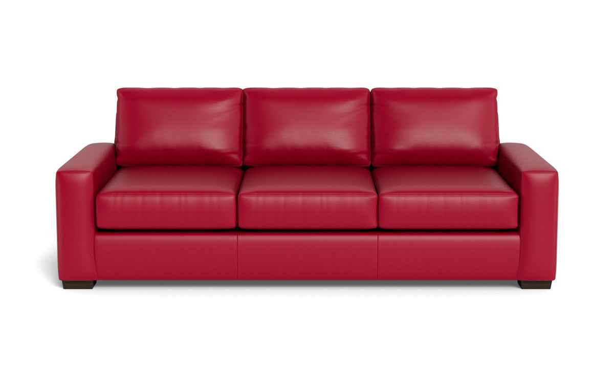 Mas Mesa 101 Deep Leather Estate Sofa - Premium Genuine Leather Sectional Couch for Living Room, Lounge & Home Theater - Comfortable Luxury Seating for Family Gatherings & Entertainment Spaces