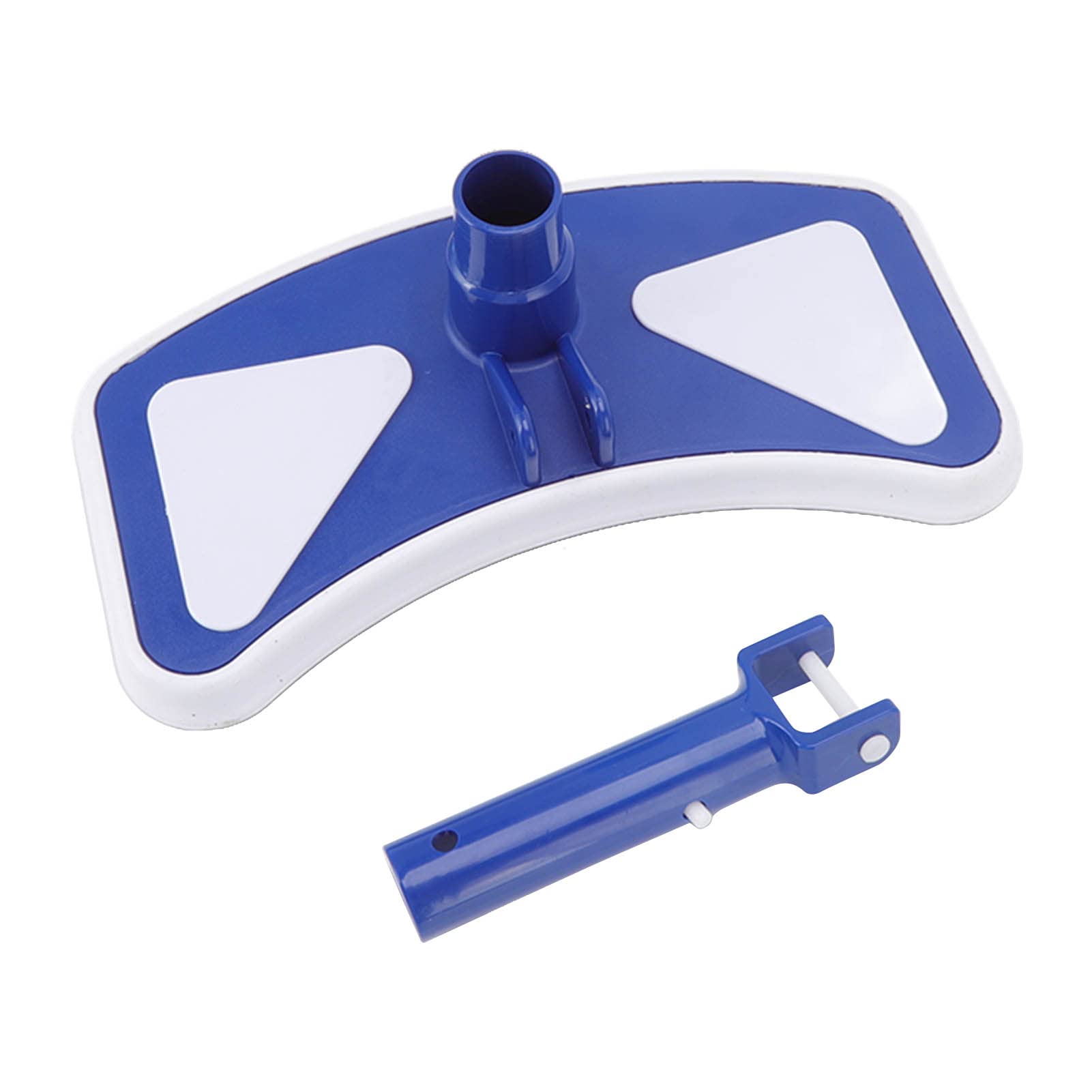 Pool Vacuum Head Replacement - Heavy Duty Weighted Suction Brush for In-Ground & Above Ground Pools | Swimming Pool Cleaning Accessories with Fish Shape Design (Blue) | Perfect for Weekly Maintenance and Debris Removal