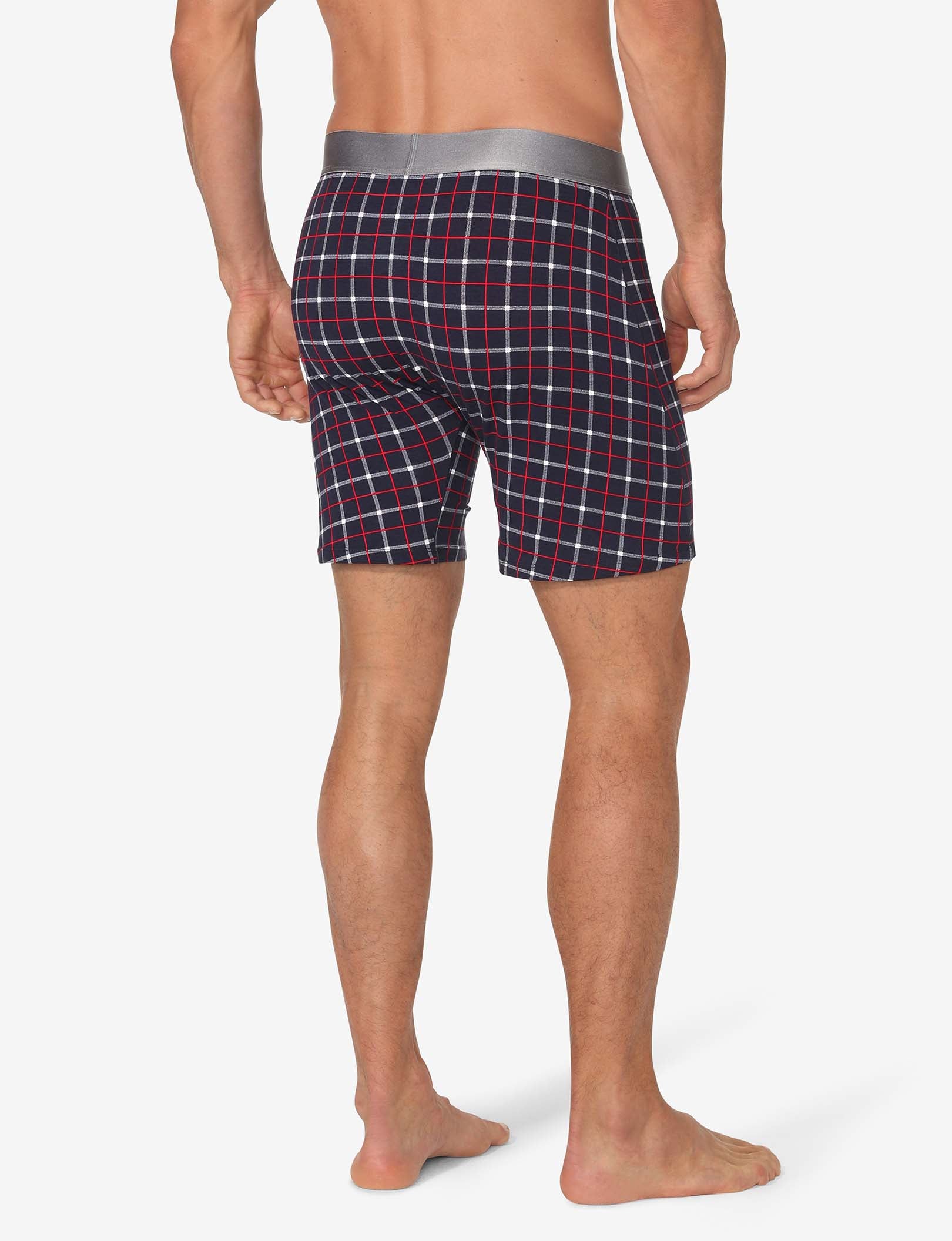 Breathable Cotton Relaxed Fit Boxer Briefs for Men - 6 Pack | Soft & Comfortable Underwear for Daily Wear, Lounge & Sleep