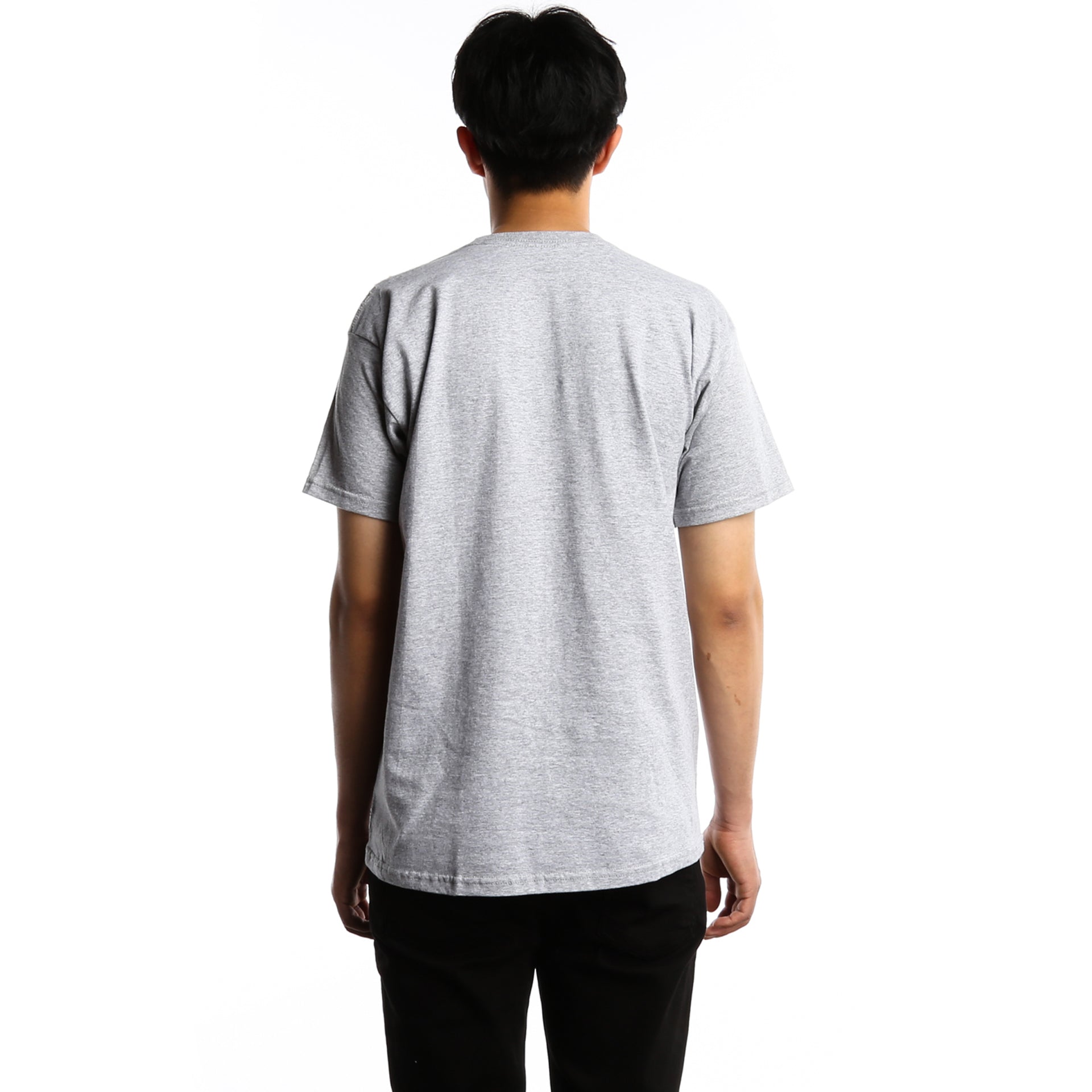 HUF Felix Skate Short Sleeve T-Shirt for Men - Heather Grey - Casual Streetwear for Skating and Everyday Wear