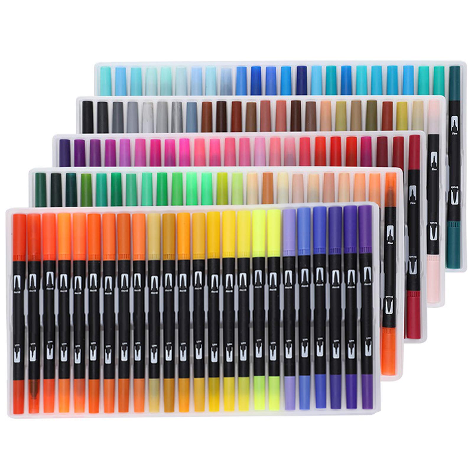 120 Colors Watercolor Brush Pens - Large Capacity Smooth Ink for Coloring, Calligraphy & Drawing | Perfect for Artists, Beginners & DIY Craft Projects