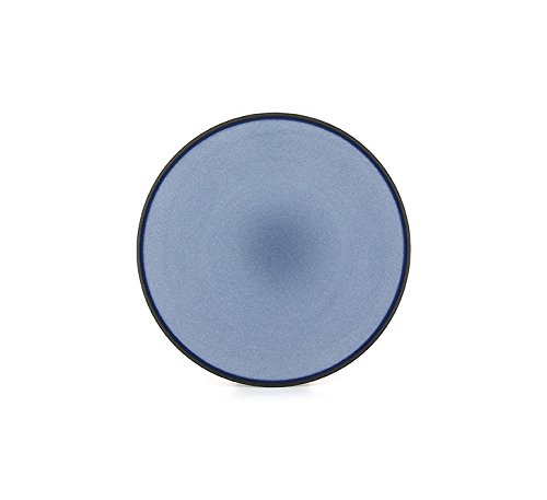 REVOL EQ1021N Set of 4 Dessert Plates, 8.5 Inches, Cirrus Blue - Perfect for Dinner Parties, Dessert Serving, and Home Decor
